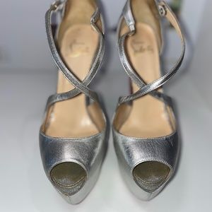 Christian Louboutin Exagona Silver 160mm